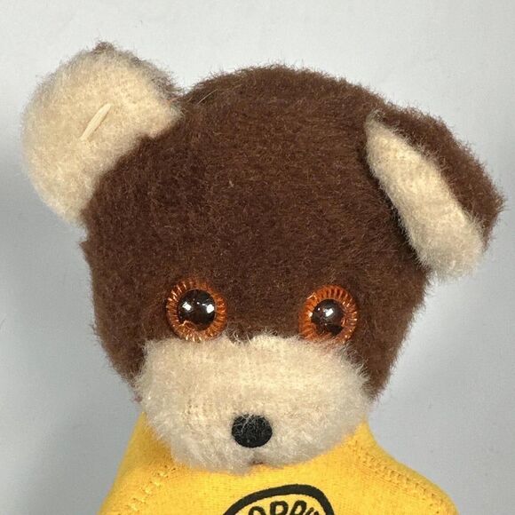 Shoprite | Vintage Beanbag Plush Bear Stuffed Animal Toy Yellow Shirt 8" - Picture 5 of 11